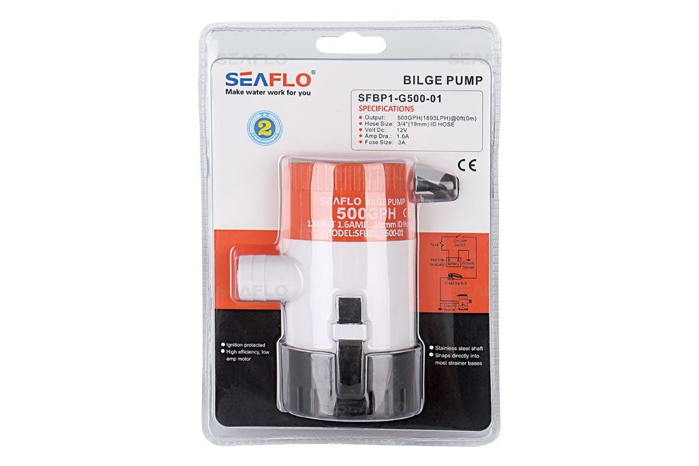Seaflo Bilge Pump 750 GPH 12V