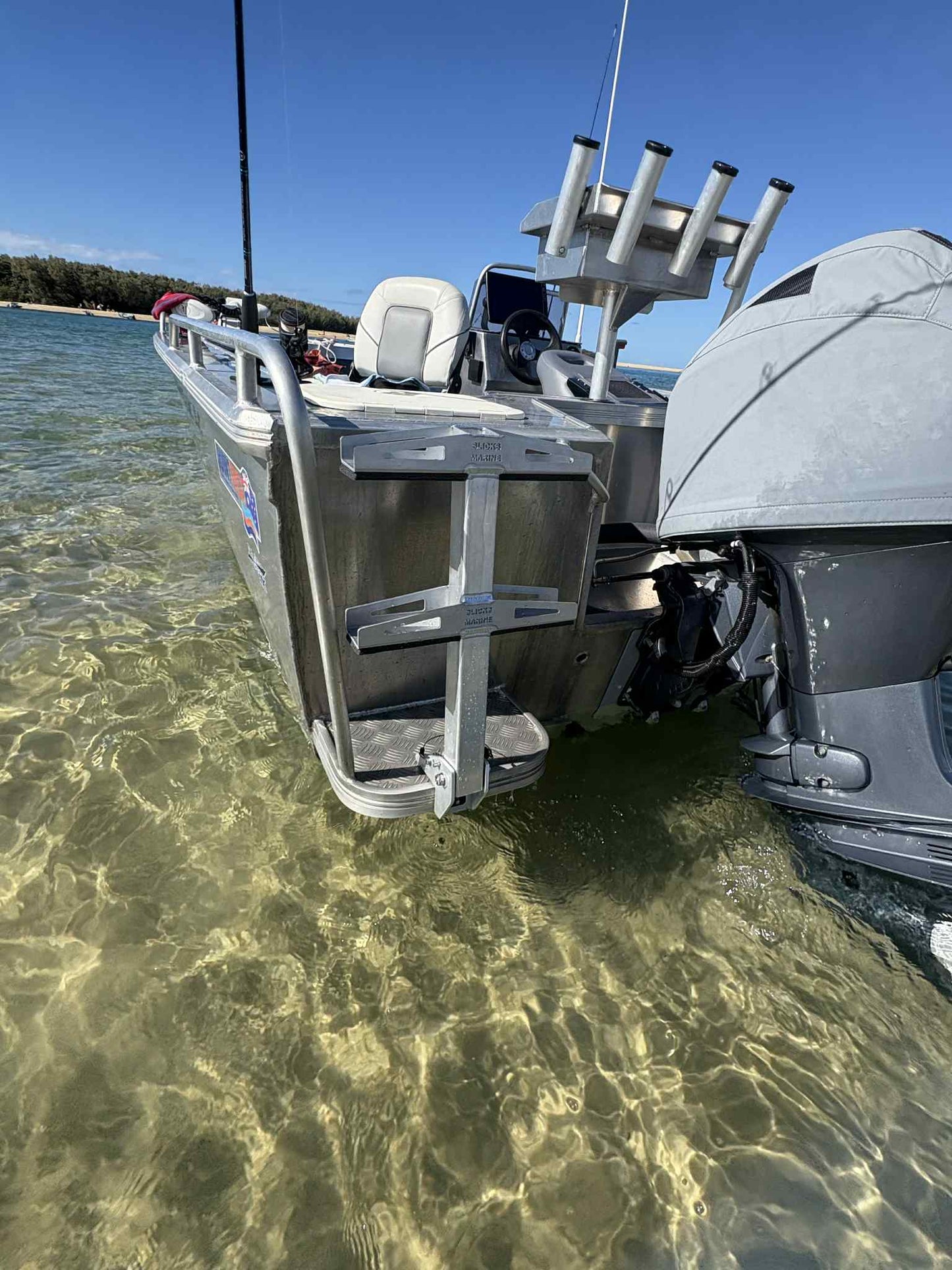 Boarding Ladder (Aluminium) - 2 step