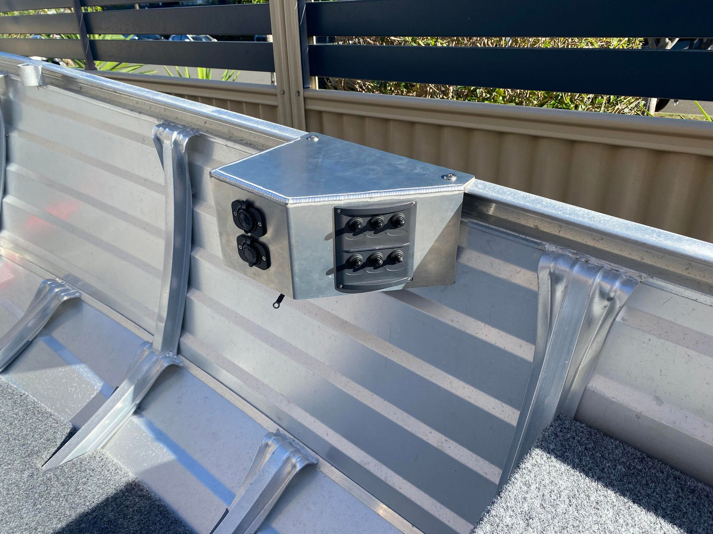 Standard Aluminium Side Console / Sounder Mount / Switch Panel Mount