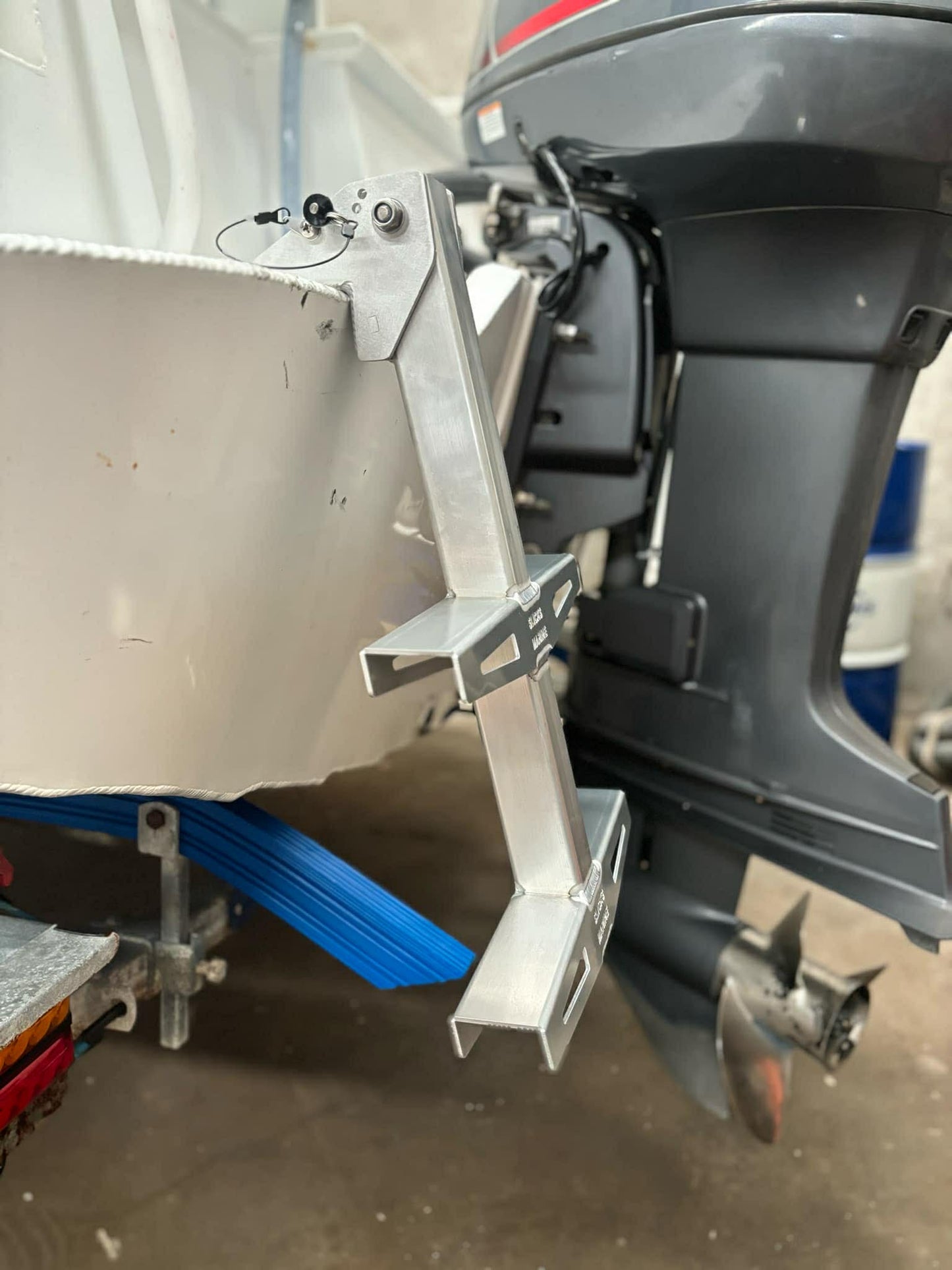 Boarding Ladder (Aluminium) - 2 step